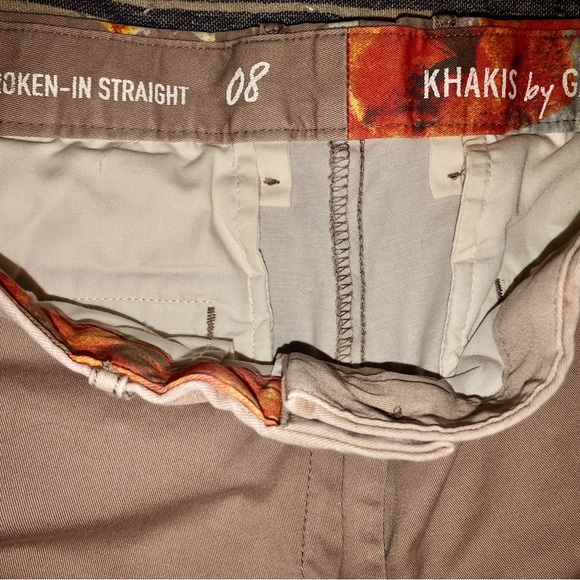 Gap floral khakis size 8 - Picture 3 of 3